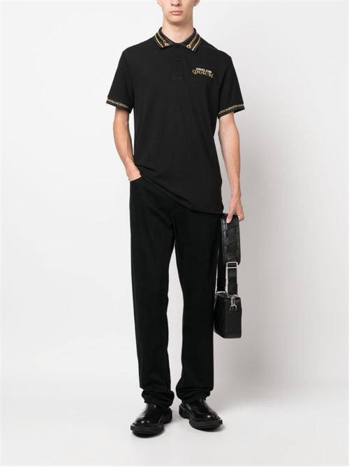 Polo uomo con logo Versace jeans Couture | 75GAGT01CJ01TG89